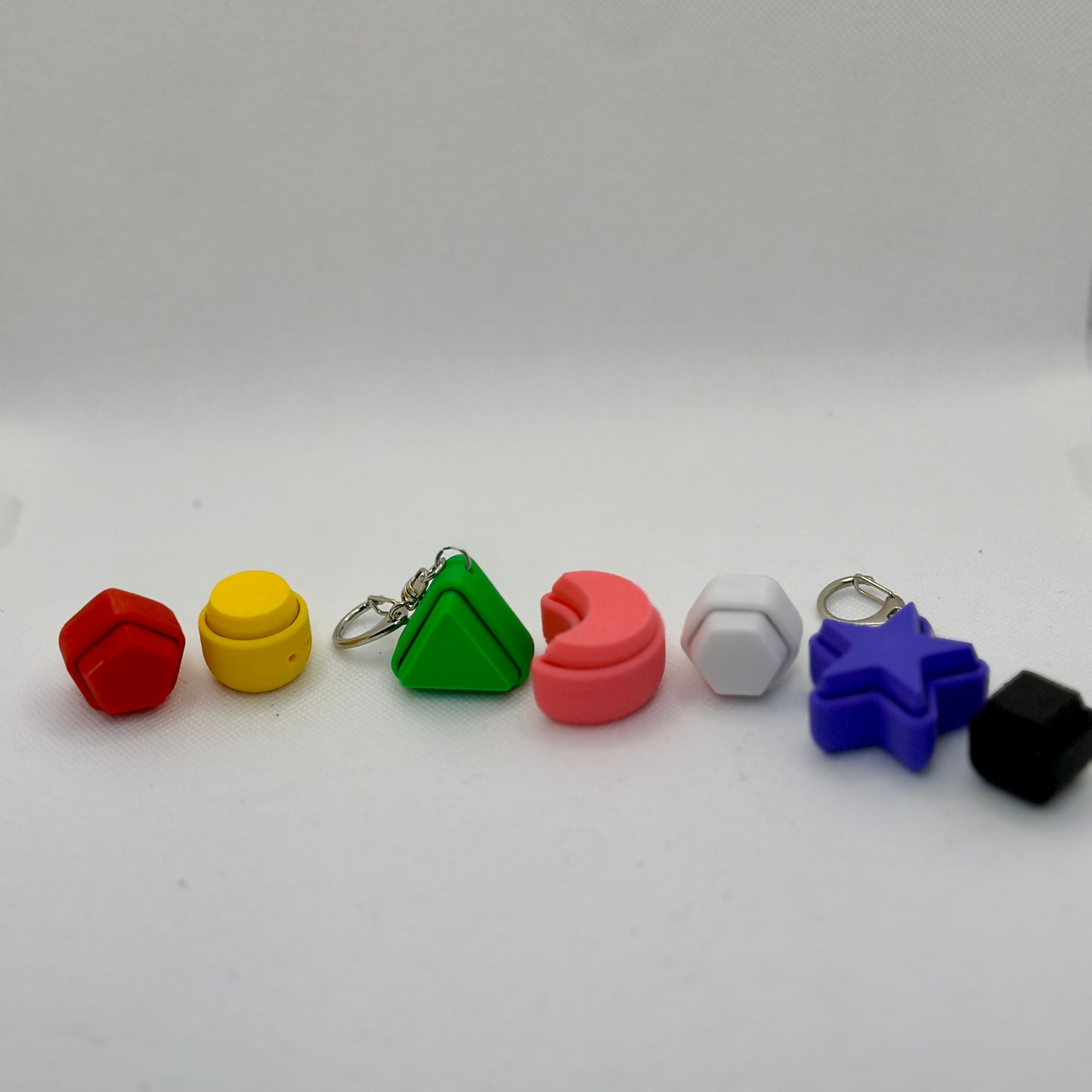 Basic Shape Key Clickers Keychain