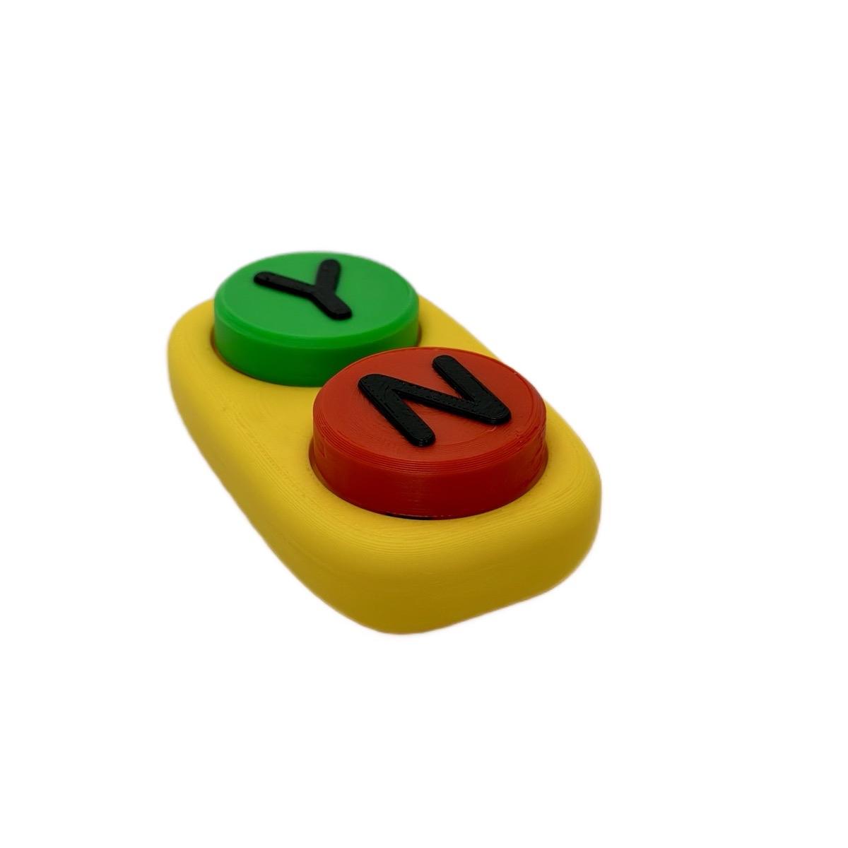 Yes/No Clicker | 3D Printed | Desk Accessory | Fidget | Funny | Keyboard | Click | Key Cap