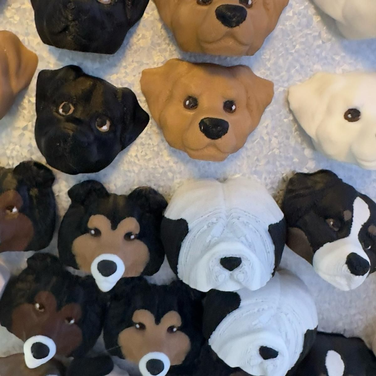 Dog Face Magnets - Adorable & Collectible! Decor Decoration fridgemagnets