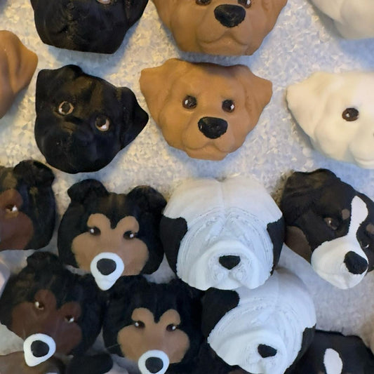 Dog Face Magnets - Adorable & Collectible! Decor Decoration fridgemagnets