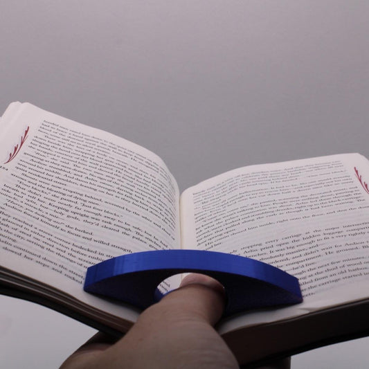 Ergonomic 3D Printed One Handed Reading Page Holder | BookTok | Random Color