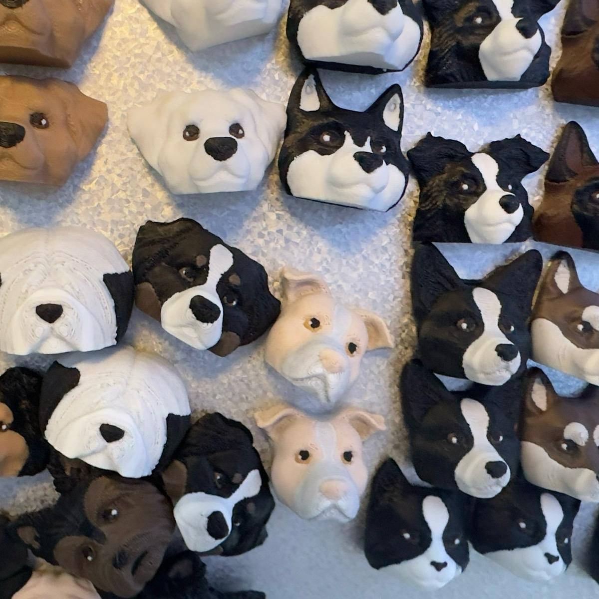 Dog Face Magnets - Adorable & Collectible! Decor Decoration fridgemagnets
