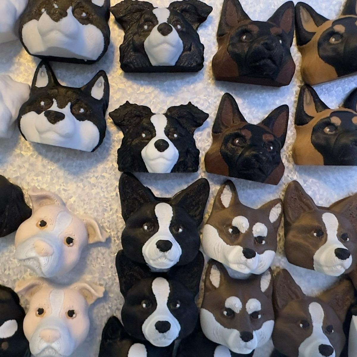 Dog Face Magnets - Adorable & Collectible! Decor Decoration fridgemagnets