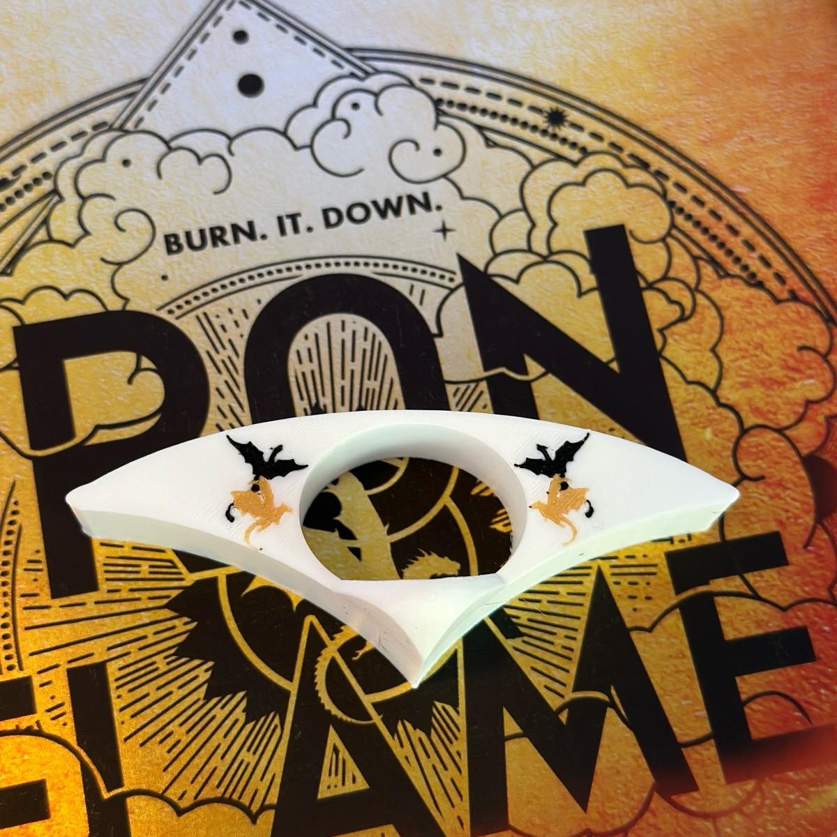 One Handed Book Page Holder | Fourth Wing | Iron Flame | BookTok | Ergonomic | Dragons