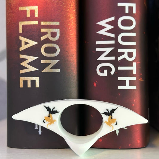 One Handed Book Page Holder | Fourth Wing | Iron Flame | BookTok | Ergonomic | Dragons