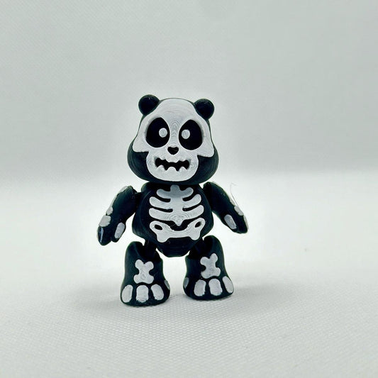 Flexi ScareBear | Flexible skeleton bear | Articulated | Fidget | Halloween | 3d printed | Decoration office trinket desktop  Gift Spooky