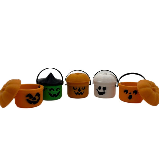 Halloween buckets | Desk Decor | Spooky | 3D printed | Boo | Buckets | pumpkin | Ghost | Witch |